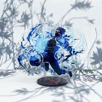 16 cm Naruto Uzumaki Naruto Uchiha Sasuke Obito Itachi Madara Kakashi Anime figūrėlės akrilo stovo papuošimai modelių žaislai NO.1 Hatake Kakashi