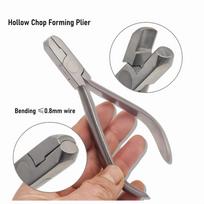 Dantų ortodontinis tuščiaviduris kontūravimo žnyplės lenkimo lankui formavimo nerūdijančio plieno sunkaus laido lenkimo formavimo iki maksimalaus 0,8 mm laido 1 piece gray