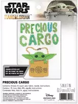 Dimensions Simplicity Creative Corp Kryželių siuvinėjimo rinkinys „Precious Cargo“ Star Wars The Mandalorian D70-65225