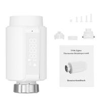 „Zigbee“ termostatinis radiatoriaus vožtuvas „Smart Radiator Valve“ išmanusis termostato vožtuvo palaikymas BT balta