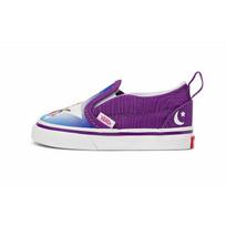 Sailor Moon x Vans Slip-On V Mažiems vaikams Pretty Guardian - Mėlynos Violetinės Kūdikio Sportbačiai VN0A5EFK5RH 24.5 white