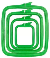Nurge Pazarlama Nurge Aikštės (stačiakampis) plastikiniai lankai 14,5*16,5 cm (žalias) 170-12GREEN