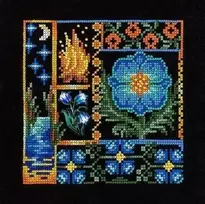 MP Studia Beldizart Kryželio siuvinėjimo rinkinys "Mini Sampler. Fern Flower" SNV-942