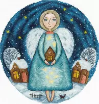 Andriana Beldizart Kryželiu siuvinėjimo rinkinys "Angelas sargas" SANA-09
