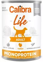 Šunų Maistas - CALIBRA Dog Life Suaugusiųjų Kalakutiena su Obuoliais 400g Be Vištienos Be Glitimo