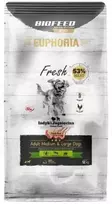 Šunų Maistas - BIOFEED Euphoria Fresh Suaugusiųjų Kalakutiena ir Aviena 12kg 28% Baltymų