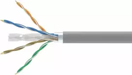 Equip Instaliacijos įranga Cat6 F/UTP ECA kabelis 305.00m pilkas LSZH