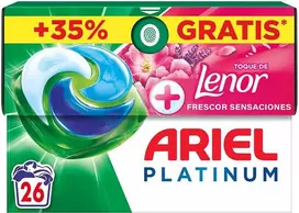 Ariel Plaunamasis milteliai 3in1 Platinum Sensacijos 26 kapsulės