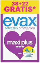 Evax Sanitariniai įklotai Salva-Slip Maxiplus 60 vnt.