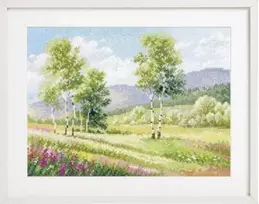 Alisa Beldizart Kryželio siuvinėjimo rinkinys "Gimtosios erdvės. Beržai" S3-35