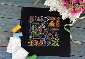 MP Studia Beldizart Kryželio siuvinėjimo rinkinys "Sampler. Naktis" SNV-890