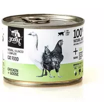 Kačių Maistas - 3COTY 29 Vištienos ir Žąsies Drėgnas Maistas 180g Be Glitimo