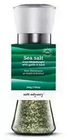 Salt Odyssey Druska su česnakais ir bazilikais malūnėlyje