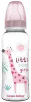 Canpolbabies CANPOL Buteliukas WĄSKA 250ML SMOCZEK 12M+ ŻYRAFA