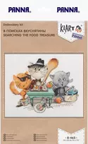 Panna Klart Kryželiu siuvinėjimo rinkinys „Maisto lobio paieškos“ – puiki dovana