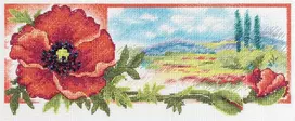 Panna Klart Siuvinėjimo kryželiu rinkinys „Aušros raudonis“ – įkvepiantis dizainas