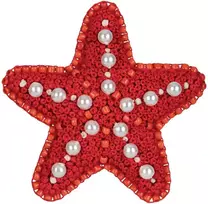 Panna Klart Kryželiu siuvinėjimo rinkinys segei „Jūrų žvaigždė“, 5,5x5,5 cm