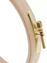 Nurge buko medienos siuvinėjimo lankelis 50 cm – premium kokybė