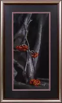 Panna Klart Kryželiu siuvinėjimo rinkinys „Šermukšnio noktiurnas“, 18×38 cm