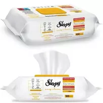 Drėgnos servetėlės Sleepy paviršių valymui, Herbal 100vnt