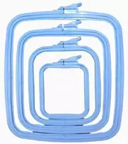 Nurge Pazarlama Nurge Kvadratiniai (Stačiakampiai) plastikiniai lankai 9,5*11 cm (mėlyni) 170-11BL