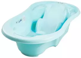 Tega Kūdikio anatominė profiliuota vonia su snapeliu KOMFORT 2in1 turquoise