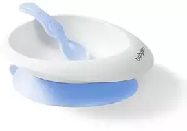 Baby Ono B.O.1077/04 Dubuo su siurbtuku ir šaukštu mėlynas