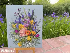 Merejka Siuvinėjimo kryželiu rinkinys "Sodo pabudimas" 40х31 cm SK271