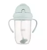 CANPOL BABIES neišsipilanti gertuvė su šiaudeliu, 270 ml, žalias, 56/623_gre