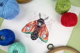 MP Studia Beldizart Kryželio siuvinėjimo rinkinys "Hawkmoth. Steampunk" SM-771