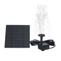 DIY Solar Panel Fountain 1.5/2.5W Ground Insertion Fountain for Bird Bath Garden