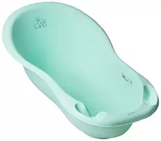 TEGA KR-005-105 Vaikiška vonia 102 cm LUX BUNNIES su kanalizacija žalia