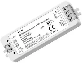 SKYDANCE V1-F nuolatinės įtampos valdiklis, 12-48V, 1x 8A, Push-Dimm
