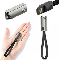 Realprices Kabelio įkroviklio raktų pakabukas, skirtas duomenims USB-C - USB-A greitasis įkrovimas