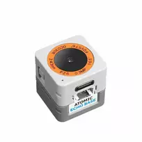 AtomS3R-CAM dirbtinio intelekto pokalbių robotas – AtomS3R kūrimo rinkinys su Atomic Echo Base balso atpažinimo moduliu ir kamera – M5Stack K147-CAM