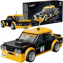 CaDA konstruktoriaus kaladėlės lenktyniniam automobiliui Fiat 131 Abarth lenktyniniam automobiliui sportiniam automobiliui 254 detalės