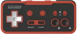 Retro-Bit - Origin8 2.4G Pad NS, NES - Juodas