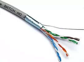 Kabelis ryšio Excel 100-216 Cat5 F/UTP (PVC, ECA, pilkas, ritė 305m.)