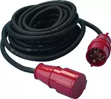 Thorkild Larsen Prailginimo laidas su 25 metrų H07RN-F 5G1.5 laidu 16A su CEE 5 polių 400V kištuku ir prailginimo laidu