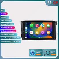 Ossuret Carplay 4G7862 Android 13 Car Radio for Smart Fortwo 451 2005 -2015 Multimedia Video Player GPS 2din Autoradio  Intelligent Screen DVR Cam RDS P3CP 4Core 2G 64G AI