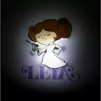 Star Wars Leia 3D Light FX mini lamp