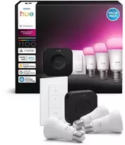 „Philips Hue Bridge Pro“ + 3 x E27 + šviesos reguliatorius