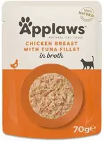„Applaws“ vištienos krūtinėlė su tuno filė sultinyje, 70 g