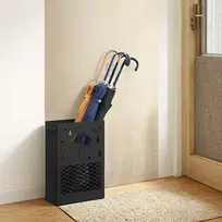 SONGMICS metalinis skėčių stovas, skėčių stovas, stačiakampis
