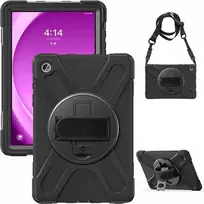 Insmat Ruggered Armor apsauginis dėklas, Samsung Galaxy Tab A9+, juodas