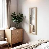 Pakabinama papuošalų spinta SONGMICS, 37 x 10 x 120 cm, su veidrodžiu