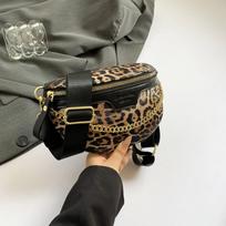 Leopardo rašto juosmens krepšys moterims krepšys peties crossbody krepšiai paprastas krūtinės lady telefono dėklas aukštos kokybės mada