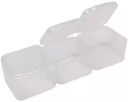 Plastikinė dėžutė - 55x45x15mm - Uždara talpykla - Organizatorius