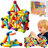 Malplay Magnetinis konstruktorius 3D, 80 detalių