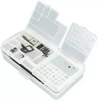 Plastikinė dėžutė - 55x45x15mm - Uždara talpykla - Organizatorius